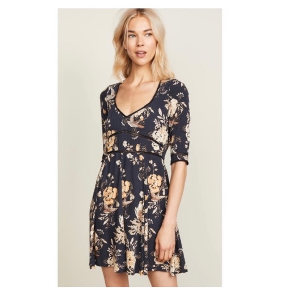 Spell Dresses & Skirts - ✨NWOT✨ Spell & The Gypsy Collective 90s Rosa Mini Dress Charcoal XL